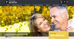 Desktop Screenshot of lone-treefamilydentistry.com